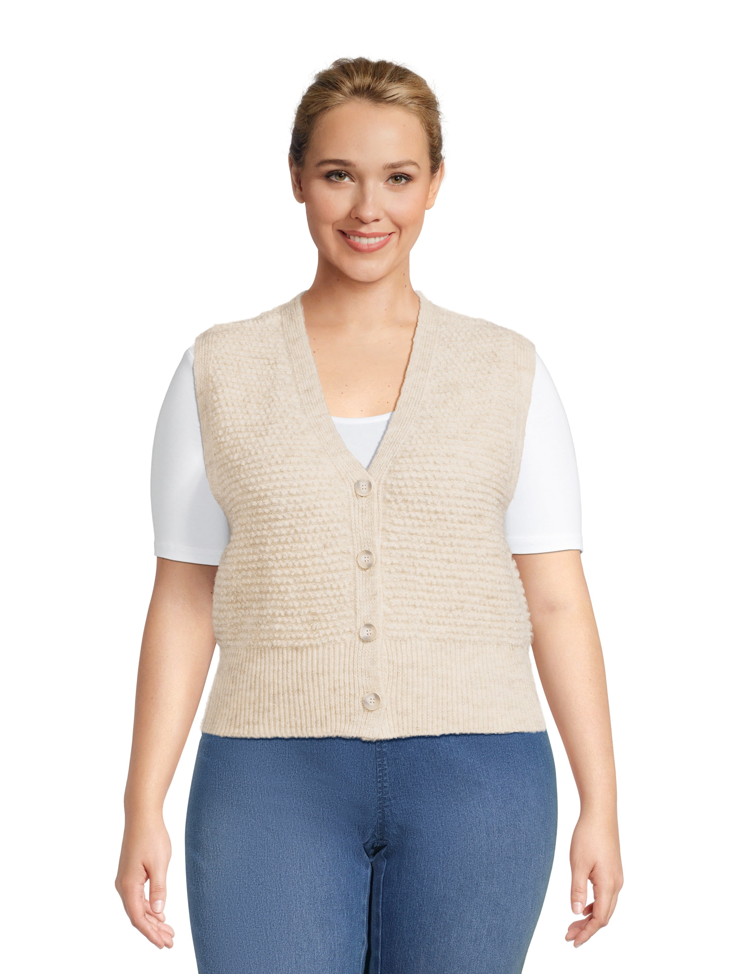 No-Boundaries-Juniors-Plus-Size-Button-Front-Sweater-Vest_510e27c9-9bc7-4f1e-983a-2147489d63ed.9e931b3f3e71aea29ad1ebb273f3baab No Boundaries Juniors Plus Size Button Front Sweater Vest - Image 1